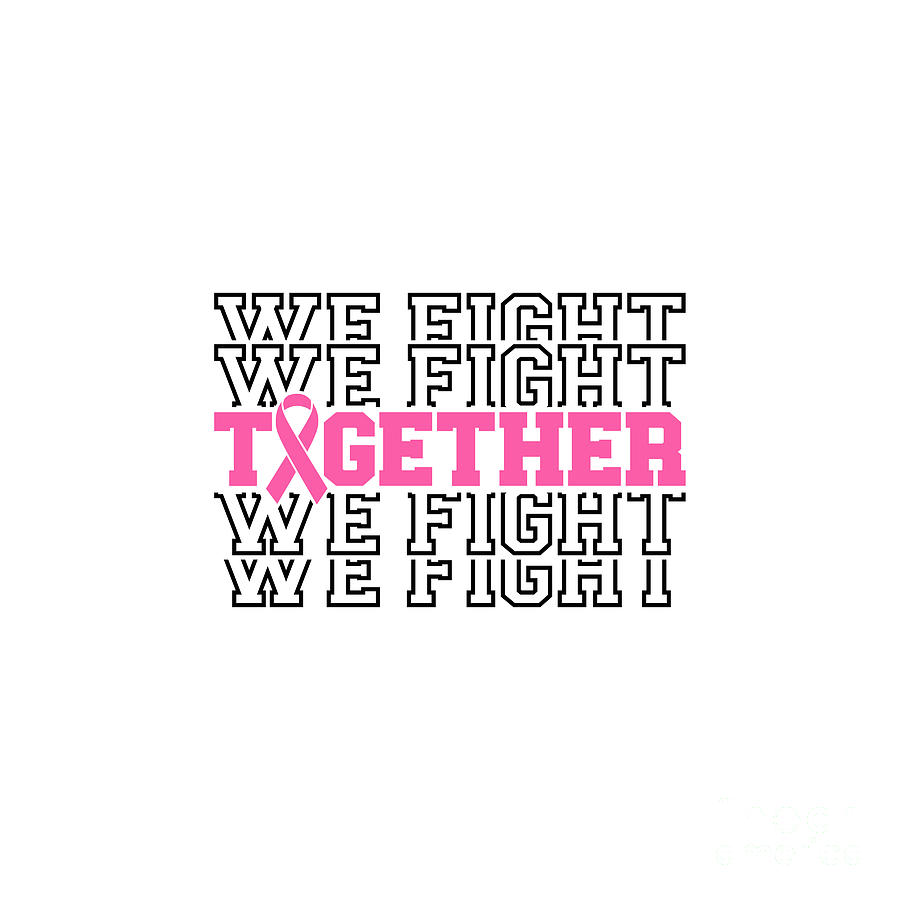 Faith Hope Strength Courage - Breast Cancer Support - Survivor - Awareness Pink  Ribbon Black Font Jigsaw Puzzle by Breast Cancer Warriors - Fine Art America