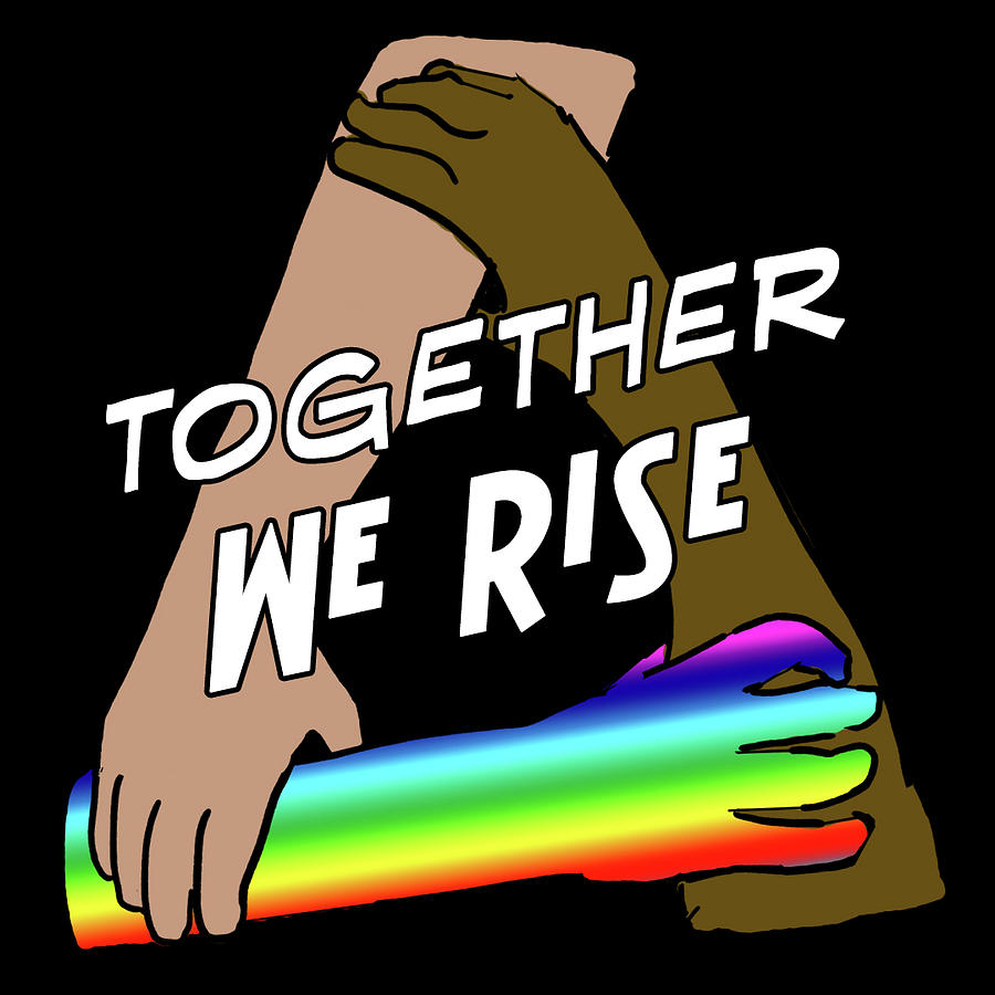 Blm Digital Art - Together We Rise by Revy AP Blm Digital Art - Together We Rise by Revy AP