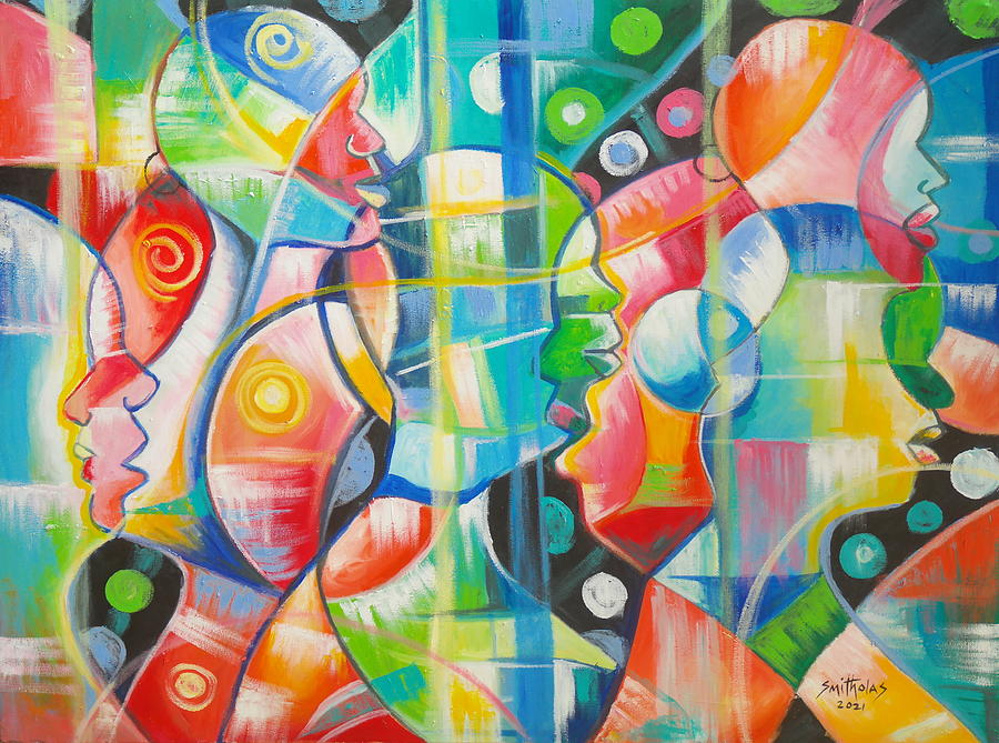 Togetherness Painting by Olaoluwa Smith