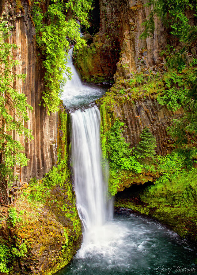 Toketee Falls Photograph by Gary Thurman - Fine Art America