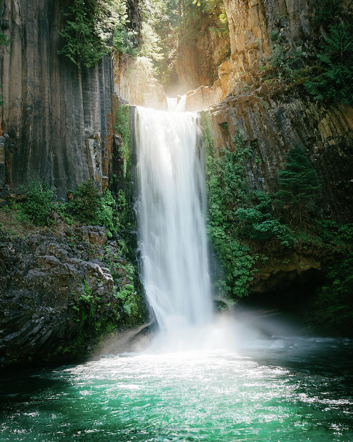 Toketee Falls Photograph by Sam Knechtenhofer - Fine Art America