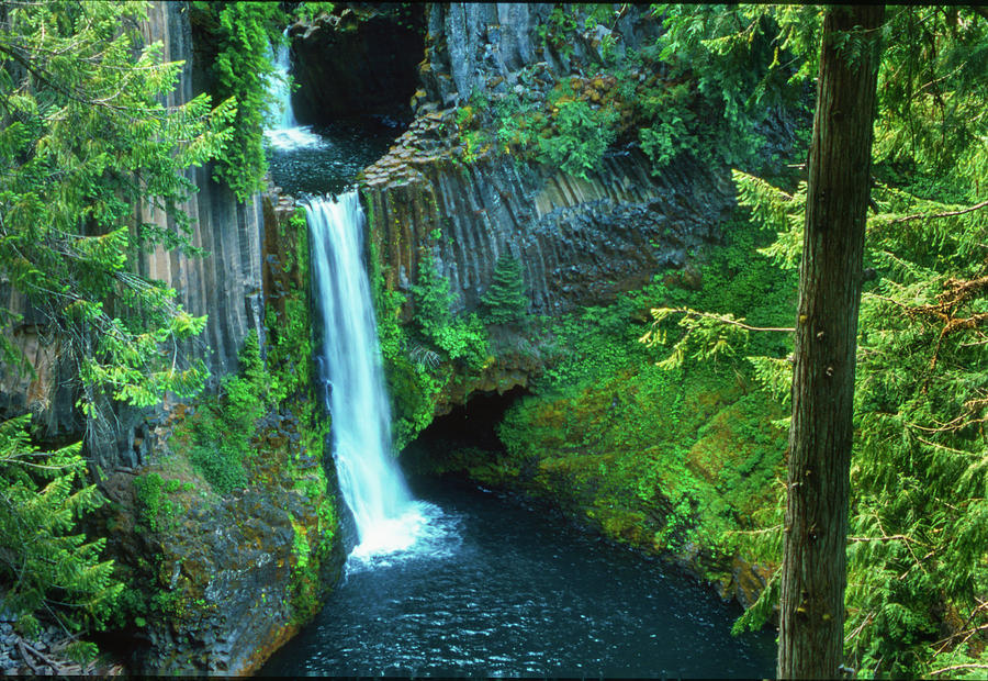 Toketee waterfall H Photograph by Joe Klune - Fine Art America