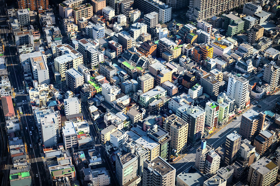 Tokyo Aerial 2 Photograph by Bill Chizek