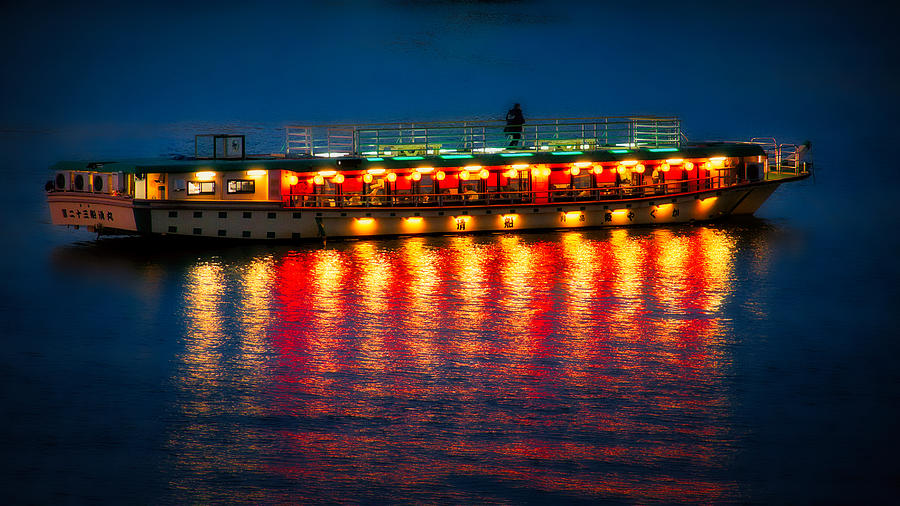 Tokyo Bay Dinner Cruise - Japan Photograph by Stuart Litoff