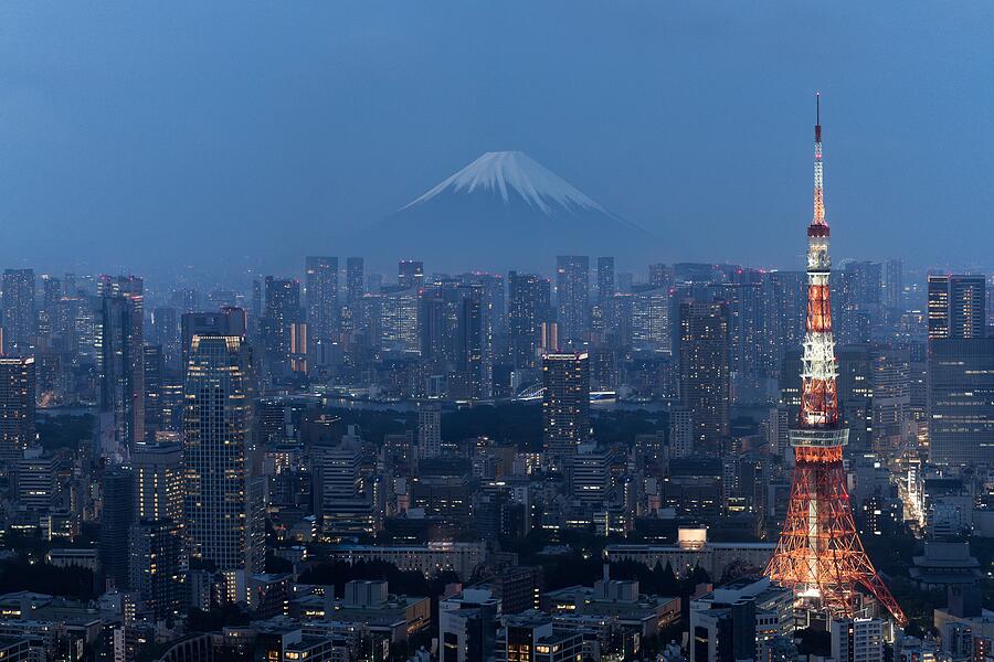 Tokyo by night Photograph by Francesco Riccardo Iacomino