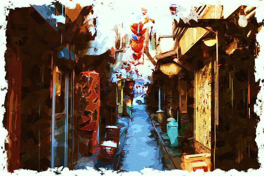 Tokyo Cityscape - 02 Painting by AM FineArtPrints