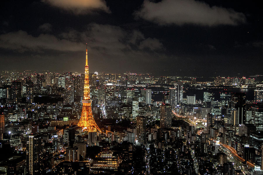 Tokyo Nightscape Photograph by Jonathan Allen - Fine Art America