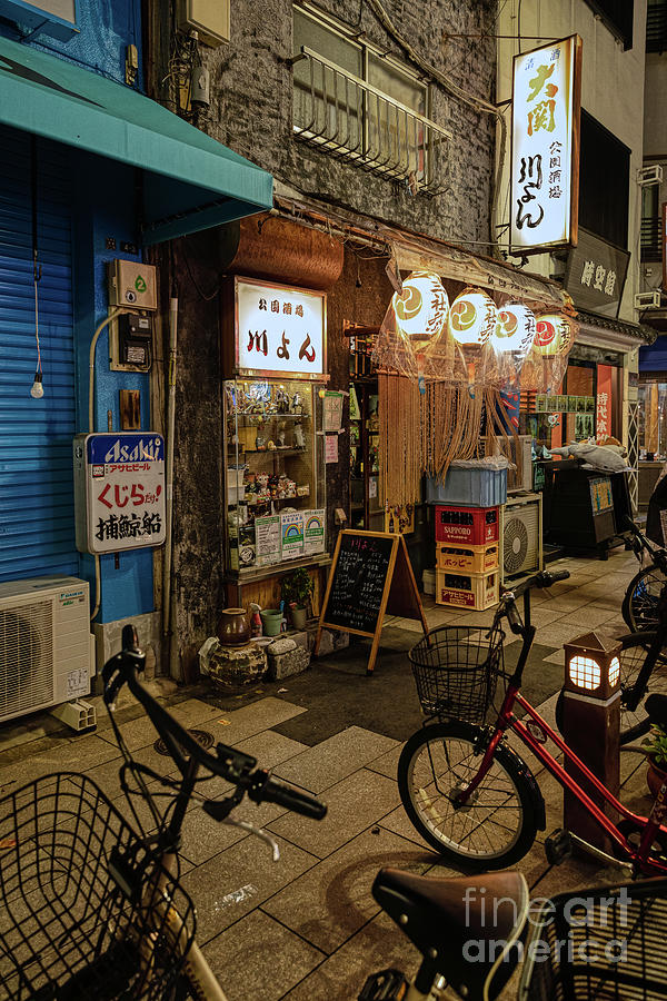 Tokyo Side Street Photograph by Rebecca Caroline Photography