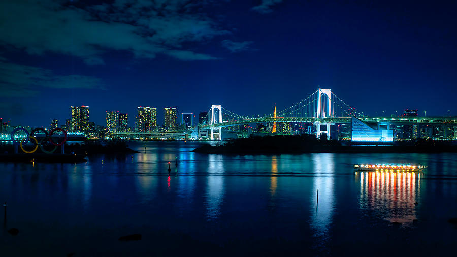 Tokyo Skyline at Dusk Photograph by Stuart Litoff