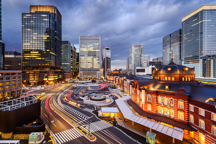 Tokyo Station Cityscape Photograph by SeanPavonePhoto