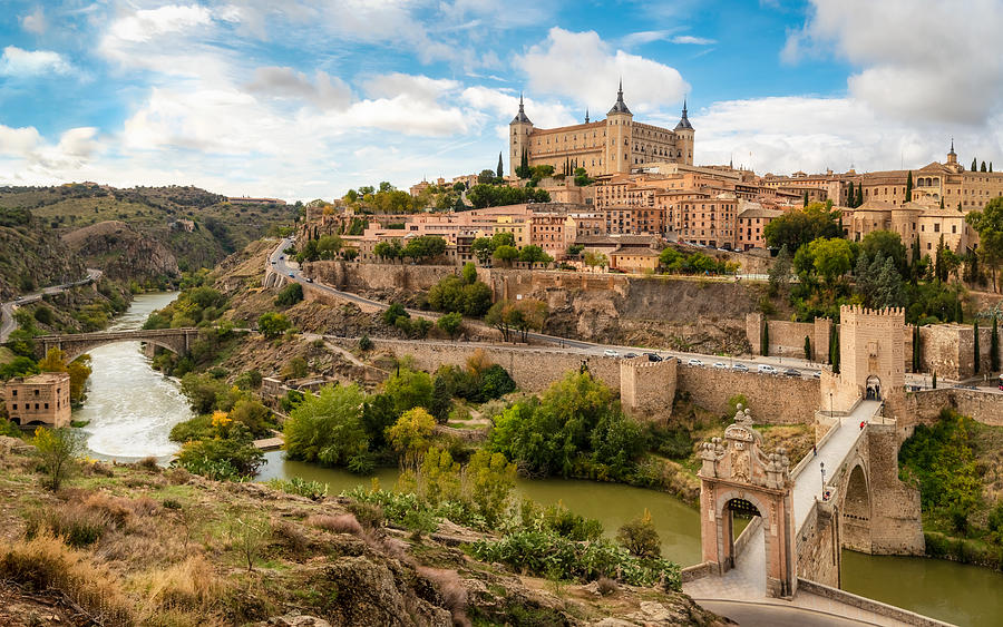 Toledo view from alcantara bridge, Spain Photograph by Eloi_Omella