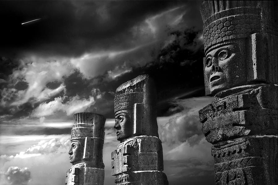 Pillars Photograph - Toltec Warriors of Tula by John Bartosik