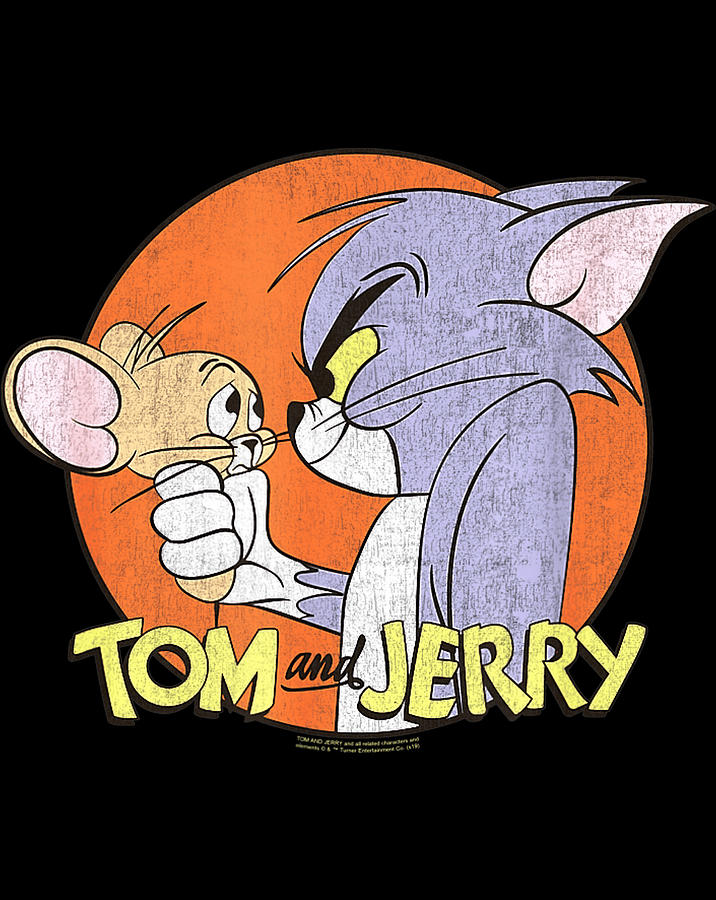 Tom and Jerry Frenemies.png Digital Art by Minh Trong Phan