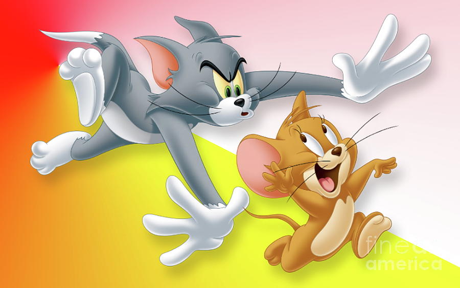 Tom And Jerry Heroes Cartoons Desktop Hd Wallpaper For Mobile Phones