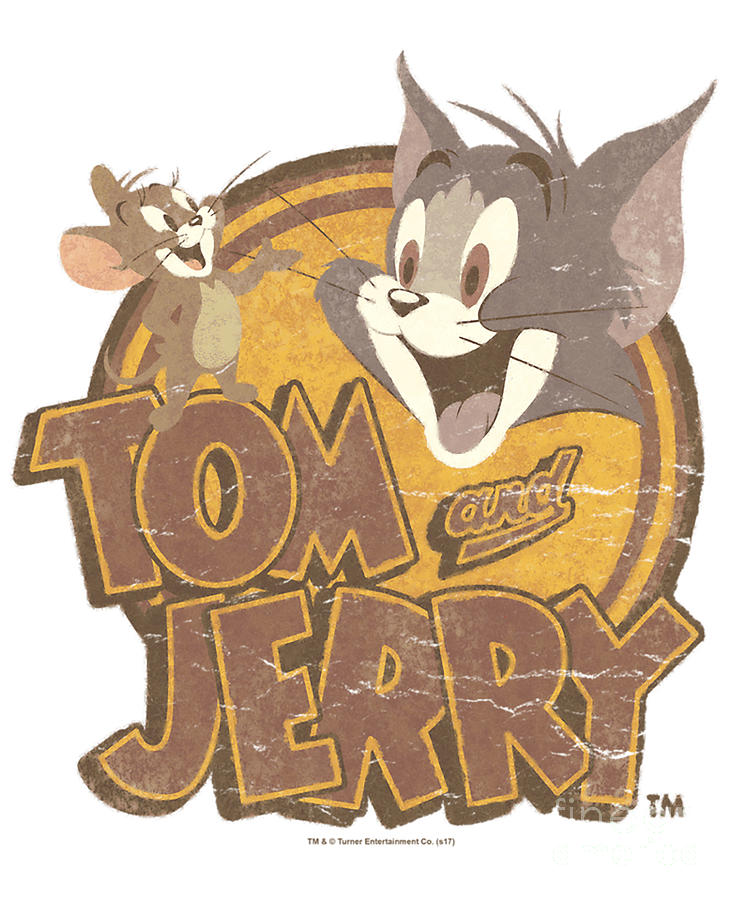 Tom And Jerry Water Damaged Digital Art by Narin Carlsson - Fine Art ...