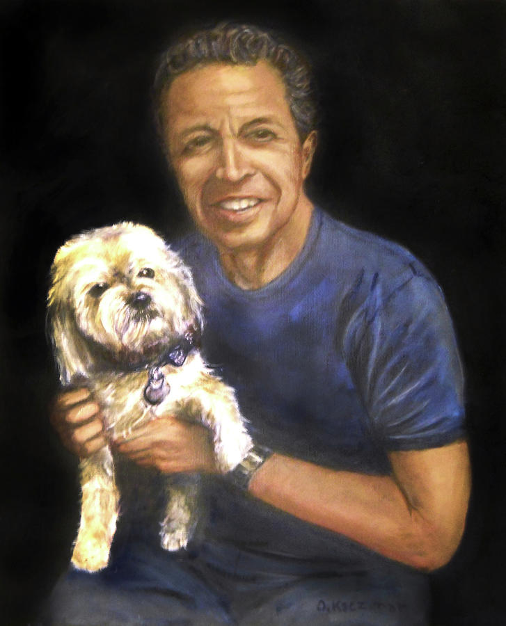 Dog Painting - Tom and Tucker by Olga Kaczmar