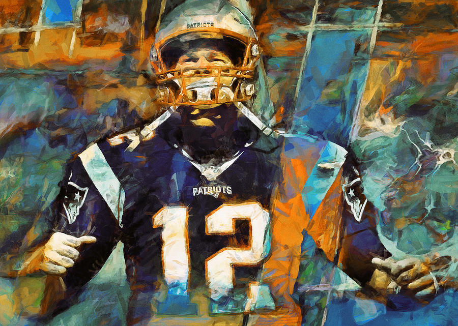 Tom Brady by SampadArt Gallery