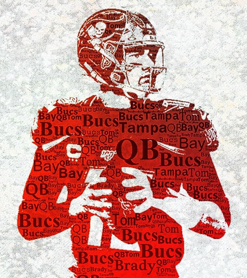 Tom Brady Pop Art Poster Digital Art by Bob Smerecki - Pixels