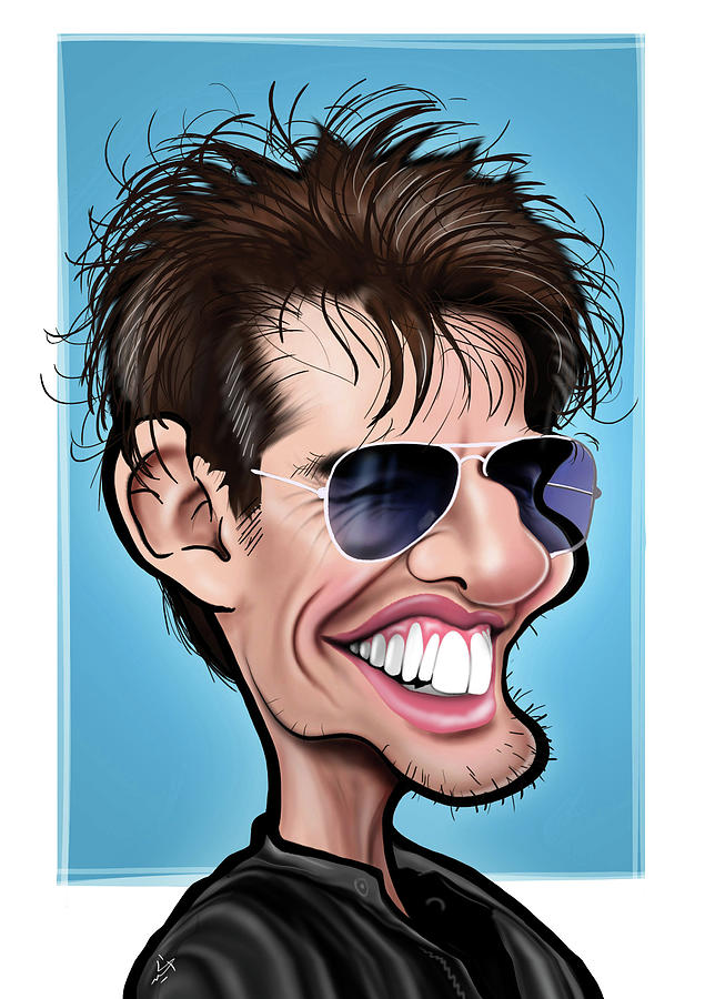 Tom Cruise comics Digital Art by Hani AlHed - Fine Art America