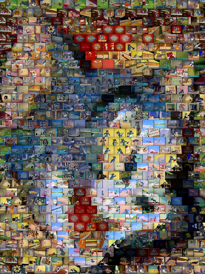 Tom Mosaic Digital Art by Paul Van Scott | Fine Art America