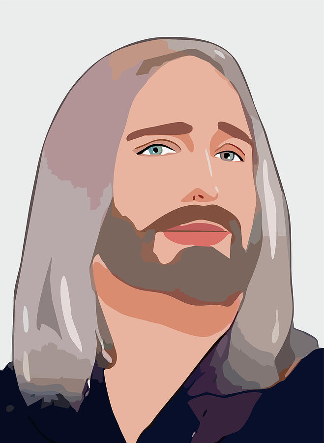 Tom Petty Digital Art - Tom Petty Cartoon Portrait 1 by Ahmad Nusyirwan