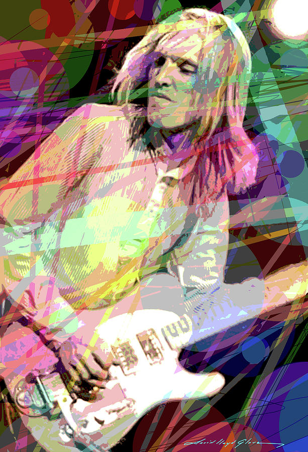 Tom Petty Painting by David Lloyd Glover