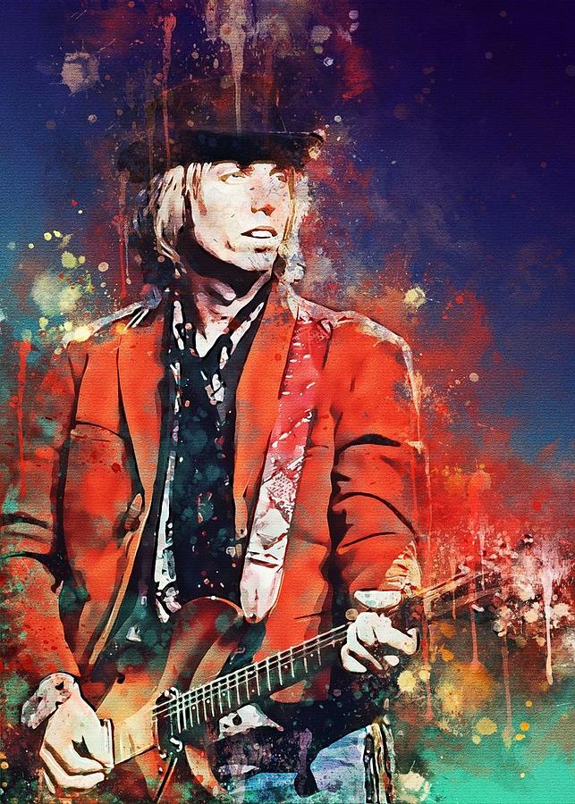 Tom Petty Digital Art by Kha Dieu Vuong - Fine Art America