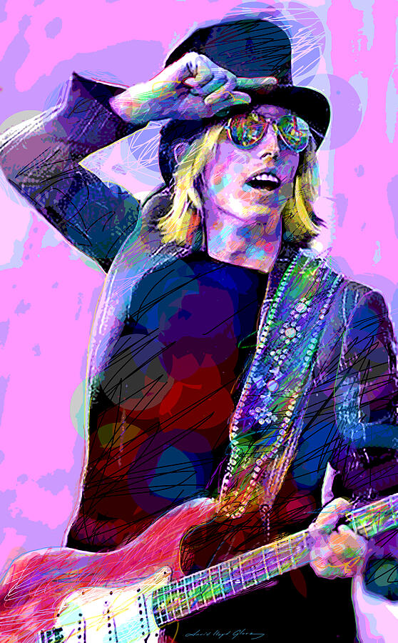 Tom Petty Tophat Painting