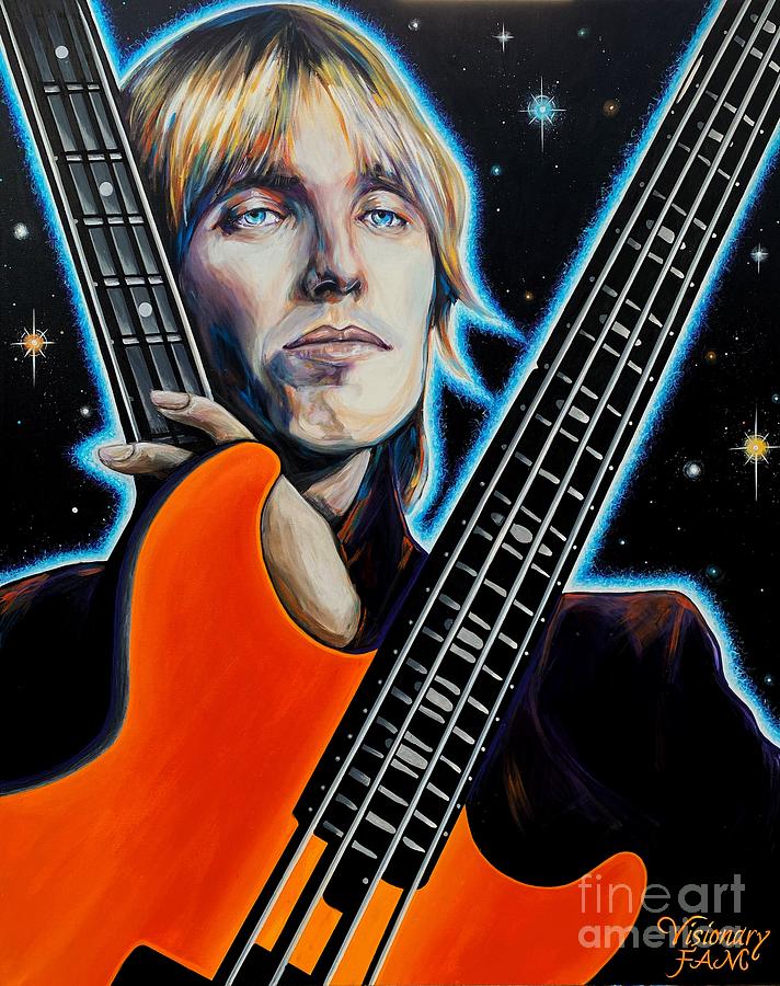 Tom Petty Painting - Tom Petty Tribute Mural 70th Birthday Bash  by Carrie Martinez