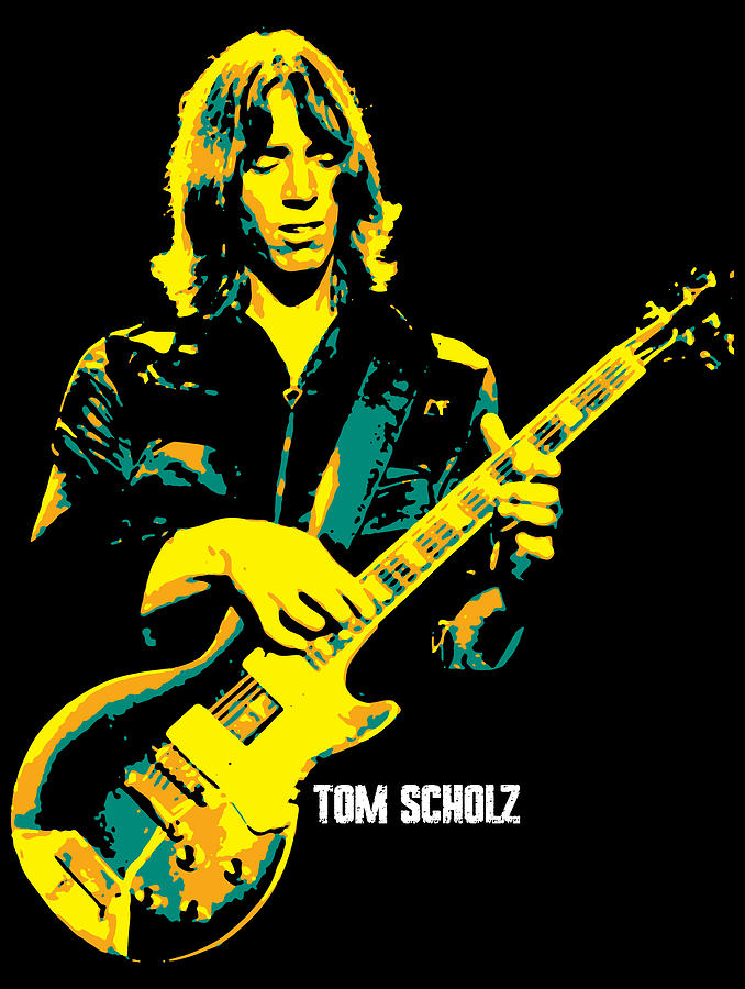 Tom Scholz. Donald Thomas Scholz v2 Digital Art by Andika Bahtiar ...