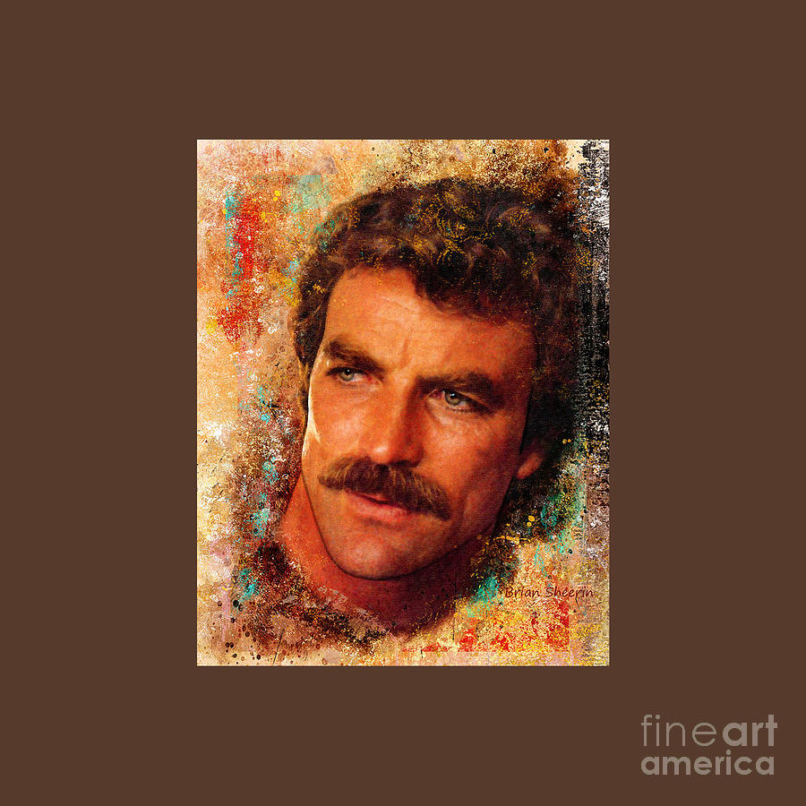 Tom Selleck Drawing by Edward J Burrell - Pixels