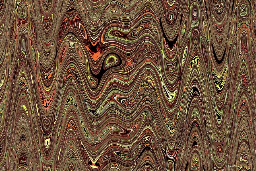 Tom Stanley Janca Abstract Abstracted  #8028p1a Digital Art by Tom Janca