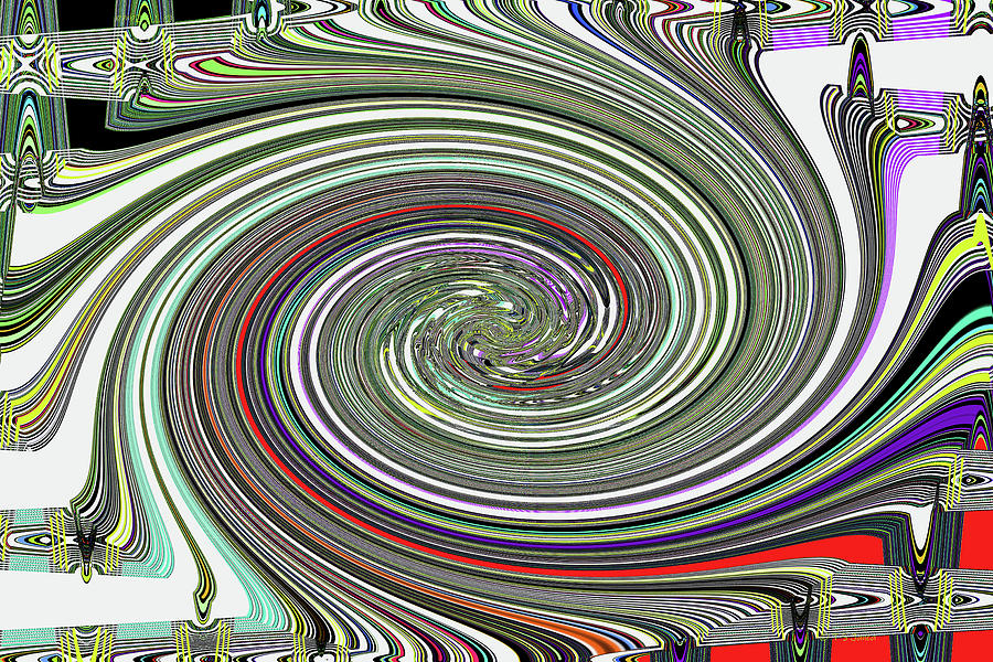 Tom Stanley Janca Every Day Swirl Abstract Digital Art by Tom Janca