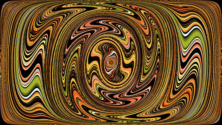  Tom Stanley Janca Forest Swirl  Abstract Digital Art by Tom Janca