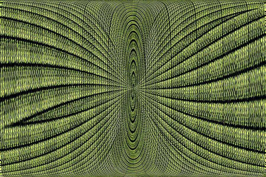 Tom Stanley Janca Green And Black Abstract Digital Art by Tom Janca