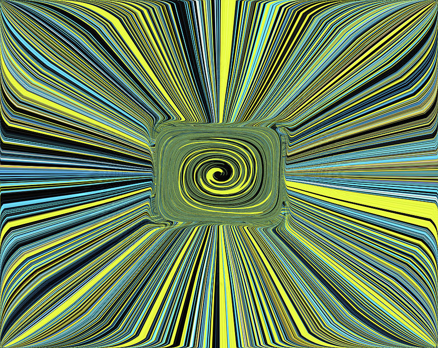 Tom Stanley Janca Green Sticks Abstract #4195p4tgh Digital Art by Tom Janca