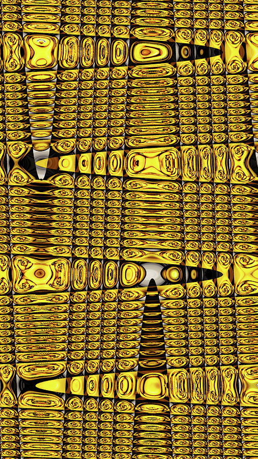 Tom Stanley Janca Lemons Abstract # 150450psb Digital Art by Tom Janca