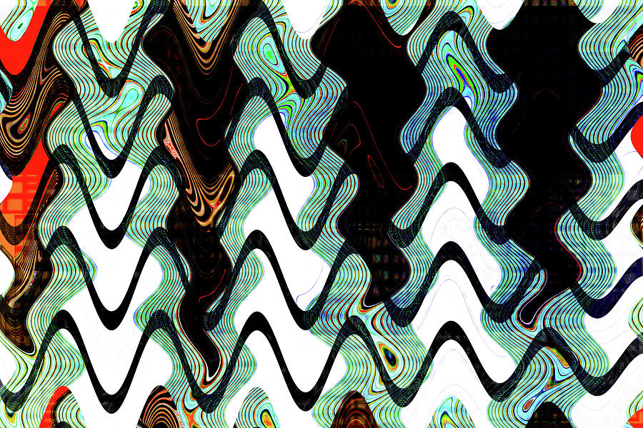 Tom Stanley Janca Louvers Abstract Digital Art by Tom Janca