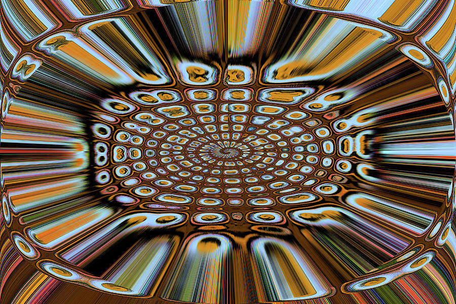 Tom Stanley Janca Oval Abstract Digital Art by Tom Janca