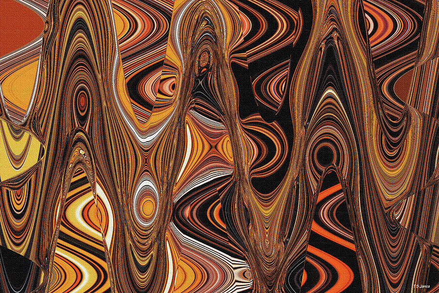 Tom Stanley Janca Panel Abstract # 6724 Digital Art by Tom Janca