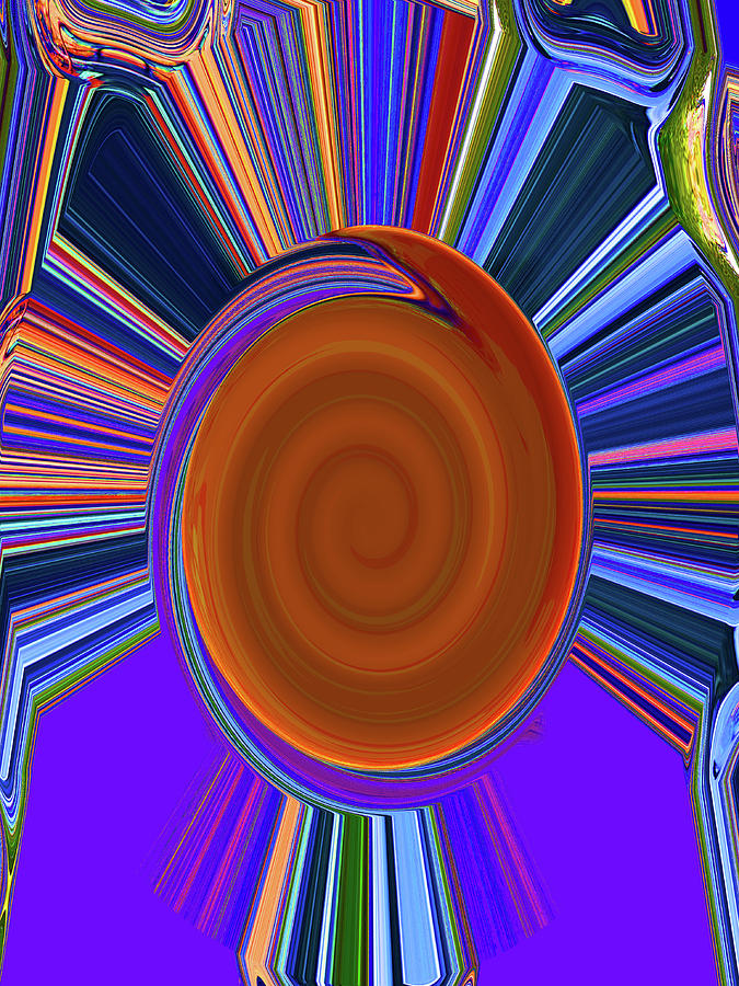 Tom Stanley Janca Shield Abstract #141803-1ps1abch Digital Art by Tom Janca