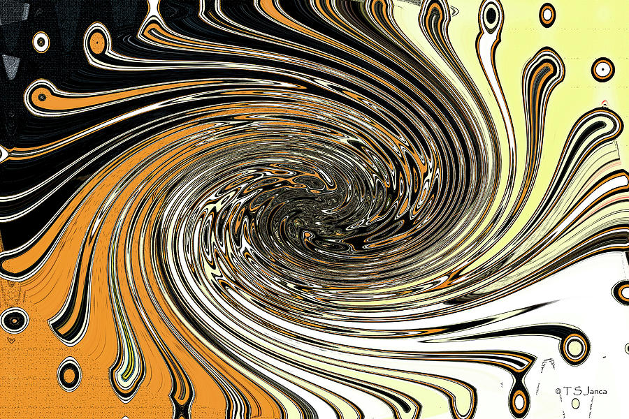 Tom Stanley Janca Twirl Abstract #0031ps6klm Digital Art by Tom Janca