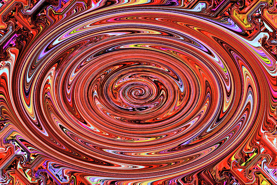 Tom Stanley Janca Winter Willow Tree Abstract #7345p6ab Digital Art by Tom Janca