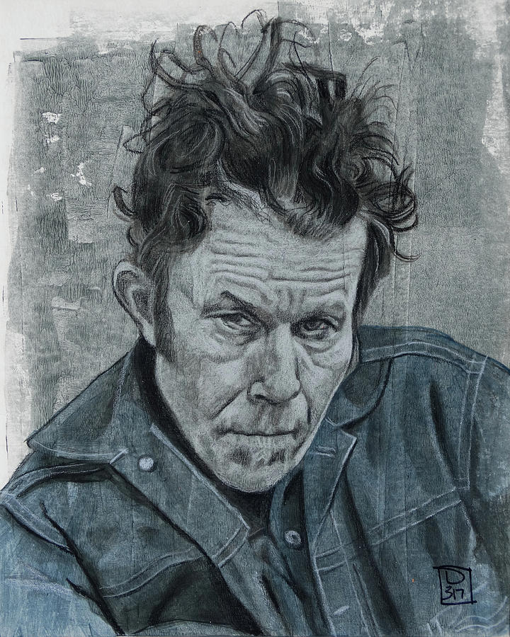 Tom Waits Painting by Duane Potosky - Pixels