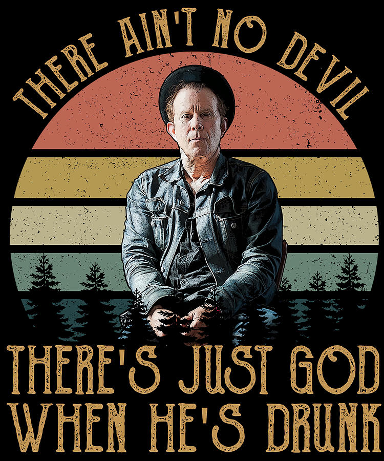 Tom Waits Singer There Aint No Devil Theres Jus Painting by Damien Hunt ...