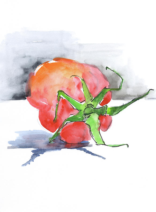 Tomato 2111082 Painting by Chris N Rohrbach