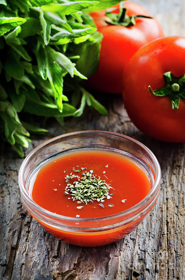 Tomato Sauce with herbs Photograph by Jelena Jovanovic