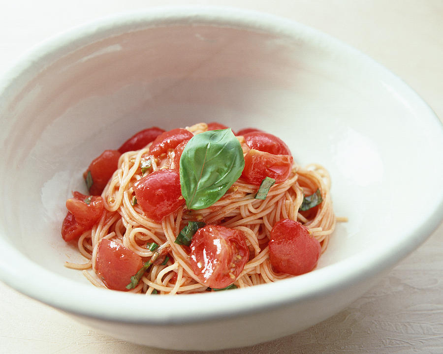 Tomato Spaghetti Photograph by Mixa
