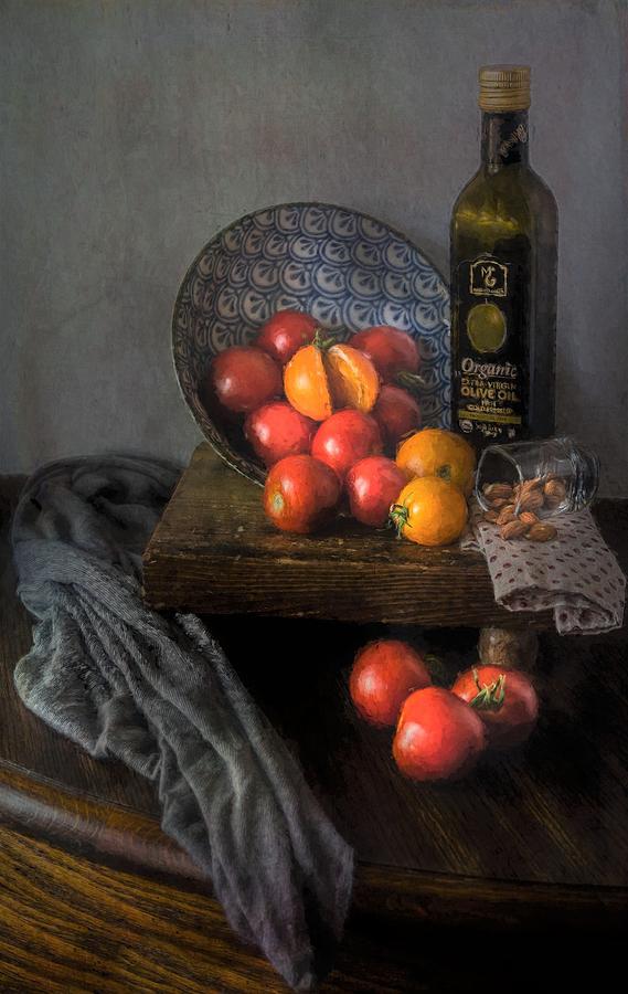 Tomato Still Life Photograph by Karen Jensen