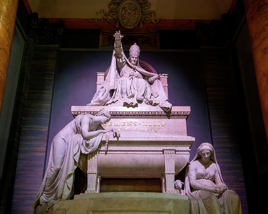 Tomb of Pope Clement XIV Photograph by Fabrizio Troiani - Fine Art America